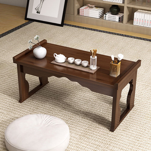 中式矮桌子小茶几日式榻榻米茶桌茶台家用卧室摺叠炕桌炕几矮桌