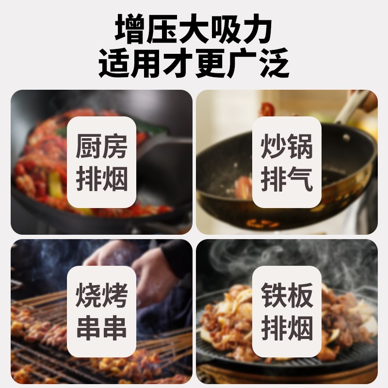 烧烤抽烟机厨房落地吸烟排风扇摆摊烧烤排风机304不锈钢烧烤风扇