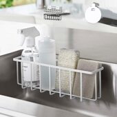 创意壁挂省空间厨房收纳置物架清洁用品收纳篮筐水槽海绵置物架