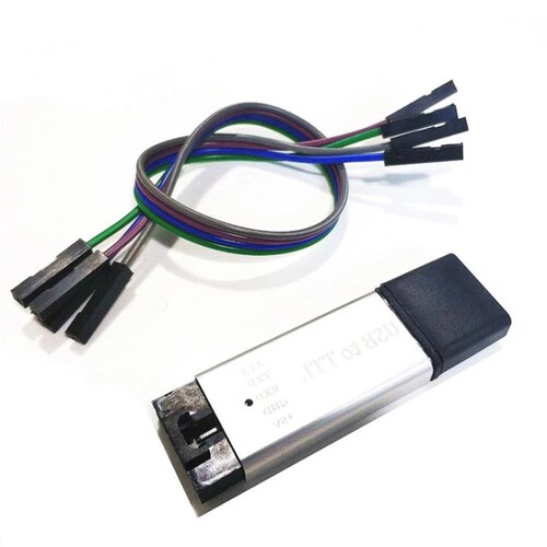 铝壳 CP2102模块 USB转TTL 串口模块 STC下载器下载线 刷机升级板