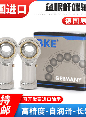 德国BKE进口鱼眼杆端关节轴承SA3 4 5 6 8 10 12 14T/K外螺纹接头