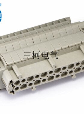 WAIN唯恩 HE-024-F.AV.L 24针母芯 HARTING哈丁 WEVEL 重载连接器