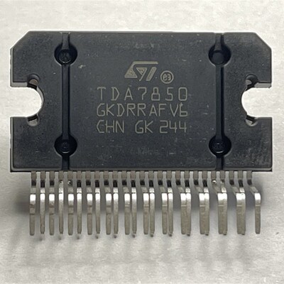 TDA7850 ZIP-25 ST 4*50W汽车功放芯片 音响音频放大器 原装现货