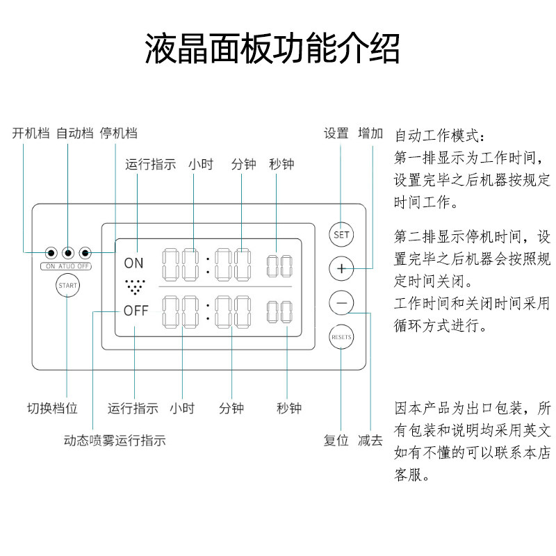 7L高压喷雾机工业加湿室外人造雾养殖场消毒降温雾森造景系统设备