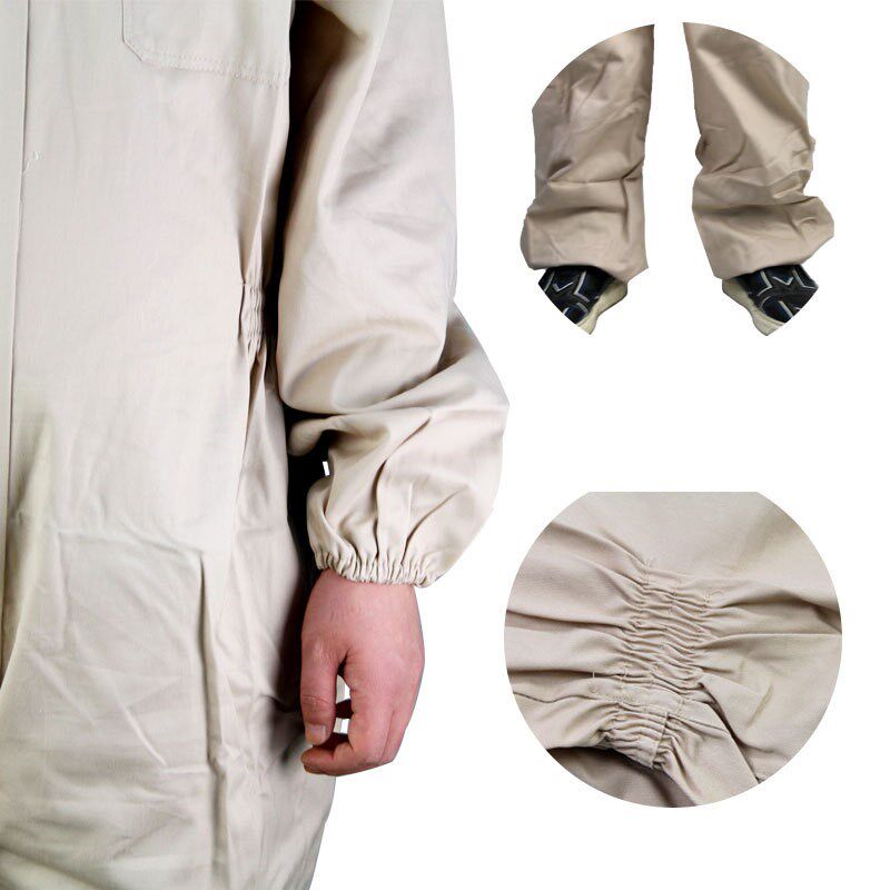 连体防蛰透气养蜂防护服装蜜蜂工具防蜂衣专用全套加厚防护帽手套