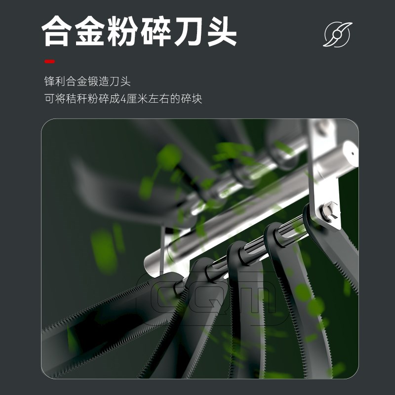 玉米收割机小型家用前割台手扶拖拉机秸秆收割粉碎一体玉米收获机