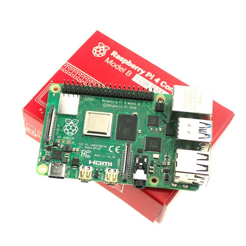 树莓派4代B型 英产Raspberry Pi 4B人工智能主板开发板小电脑套件
