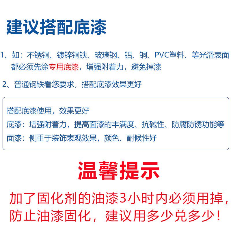 氟碳漆金属漆户外防锈漆栏杆防盗门彩钢瓦翻新不锈钢防腐专用铁漆