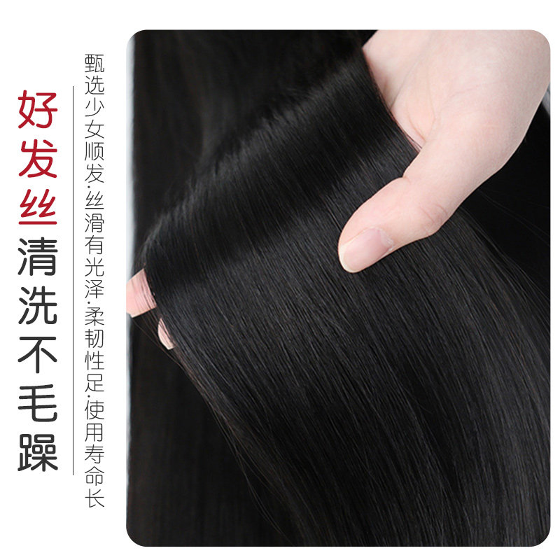 假发全头套女短发波波头真发全真人发自然中老年妈妈款薄款假发套