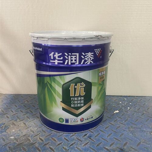 华润优竹炭净味0级防霉易结耐擦环保内墙乳胶漆