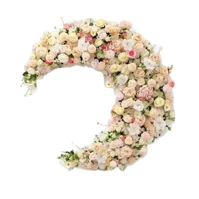 莫奈花园仿真花田园森系拱门花艺求婚活动仪式背景橱窗婚礼装饰