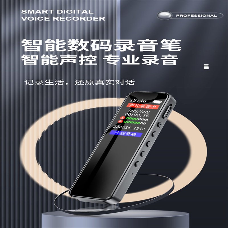 滕州录音笔小随身专业高清降噪长待机学生上课用转文字录音机设备