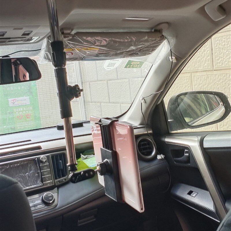 车载前挡车窗玻璃铝合金吸盘平板电脑支架IPAD手机多功能导航支架