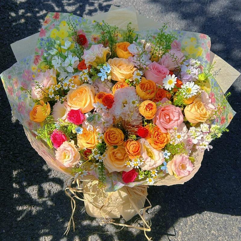 母亲节台州鲜花同城速递生日表白红玫瑰康乃馨黄岩椒江温岭配送
