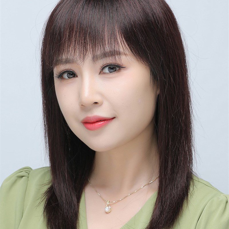 假发女全真发中长直发中老年女士妈妈款全头套式长发自然逼真发套