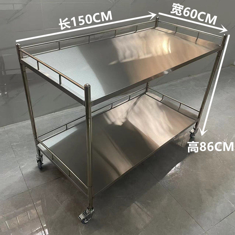 加厚不锈钢超市促销台展示架摆摊小推车展广告地推可携式移动试小