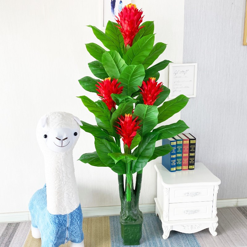 仿真绿色植物鸿运当头大型落地仿真花仿真树盆栽客厅装饰植物室内