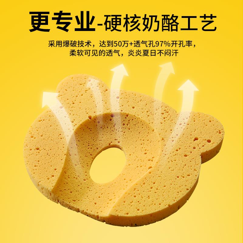 婴儿定型枕宝宝矫正头型0到6个月以上新生儿防偏头扁头圆头硅胶枕