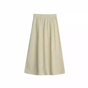 王福贵定制～高腰立领剪裁松紧半身裙3.26 晴天半裙