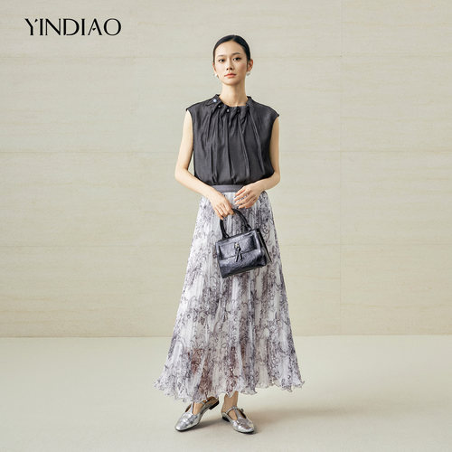 YINDIAO引调精致通勤串珠小衫