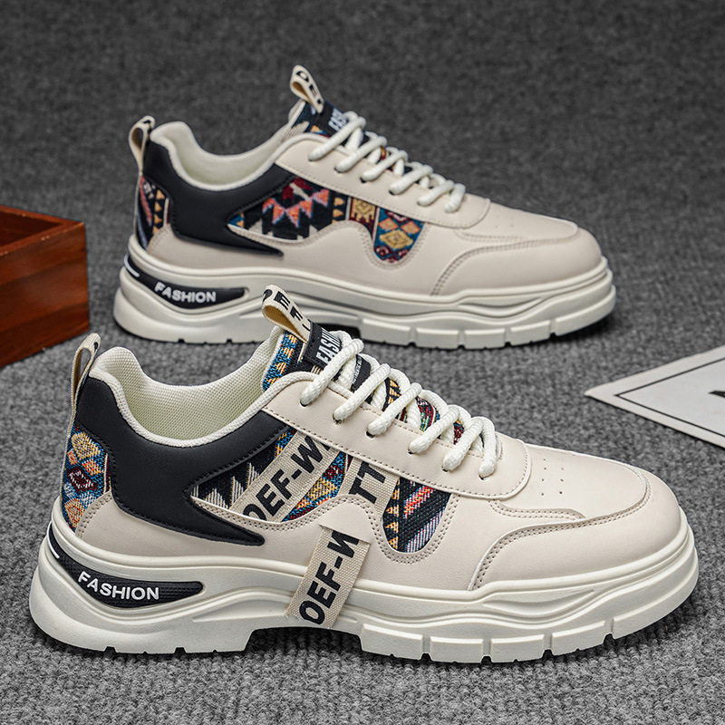 男士运动鞋春季新款潮流百搭增高防滑厚底耐磨运动休闲鞋老爹男鞋