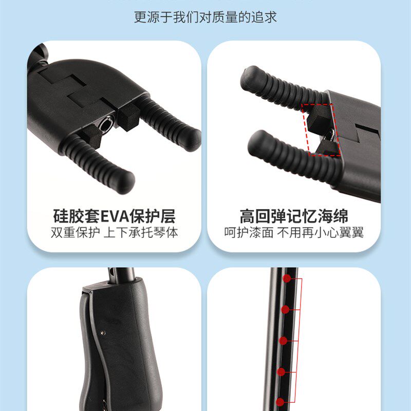 鬼火吉他架子立式民谣贝斯电吉他放置架支架重力自锁琴架多把排架