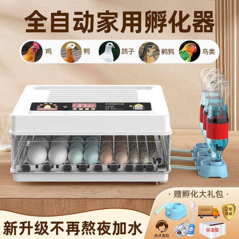 孵化器小型家用孵化机全自动智能孵化箱小鸡鸭鹅鸽鹦鹉种蛋孵蛋器