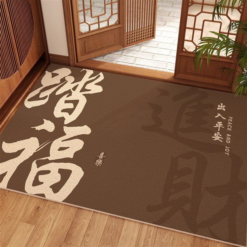 门口进门地垫门外绿色丝圈脚垫进门门口乔迁门垫入户地毯自由裁剪