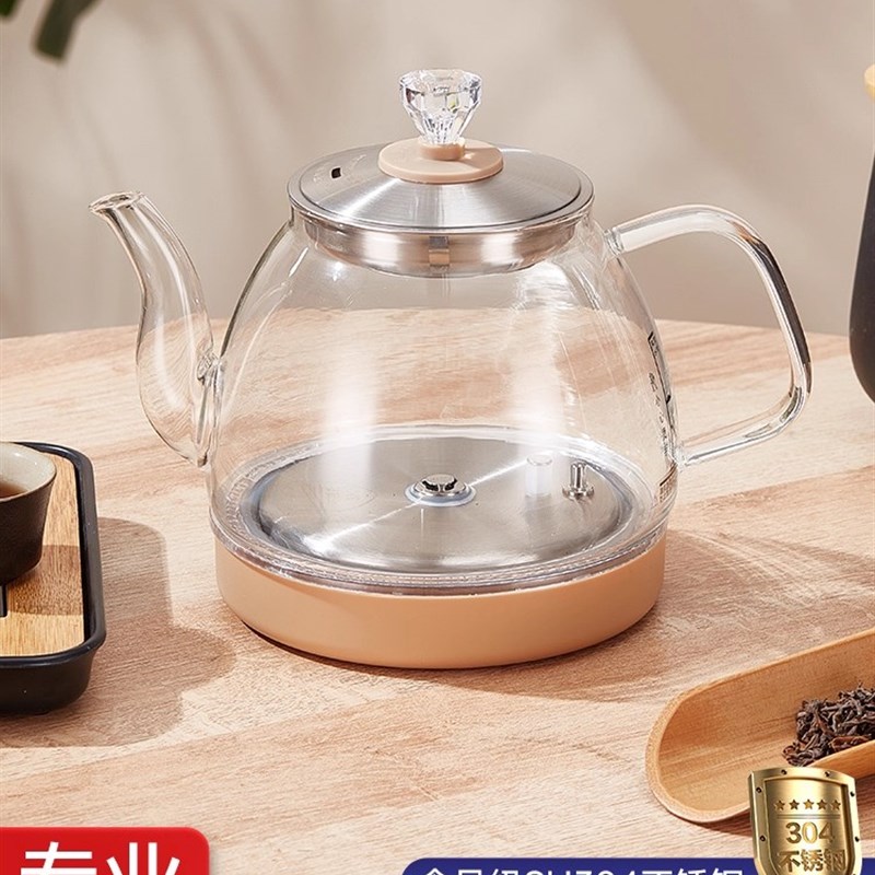 玻璃全自动上水电热水壶通用茶台配件单壶消毒锅煮茶烧水壶茶吧机