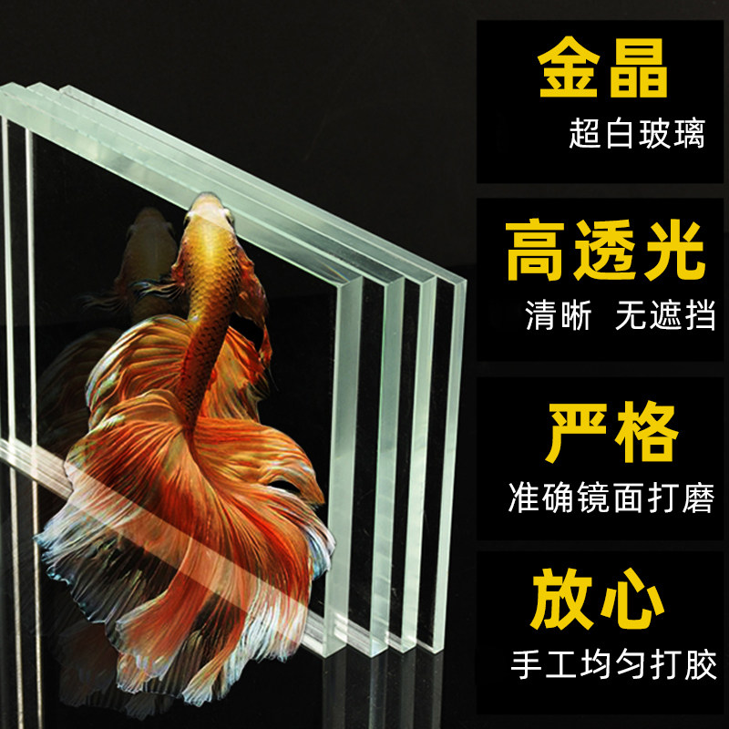 超白水陆鱼缸植物造景缸微景观斜口造景缸乌龟缸两栖生态缸雨林缸