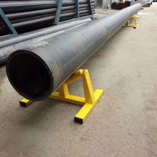 PE管滚轮托管器 重型管道滑轮支架 可调节大口径钢管滚轮