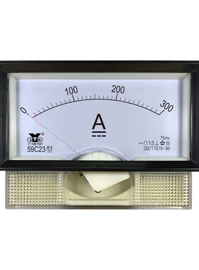 59c23 75mv直流电流表10A/20A/30A/50A/75A指针dc安培表59c177*13