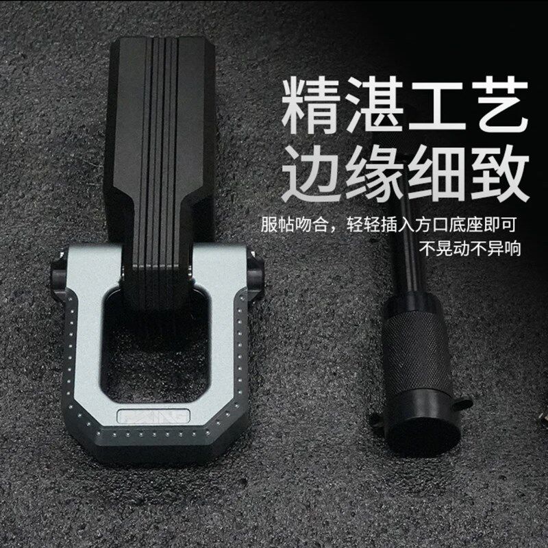 越野车拖车钩方口改装加强推车臂汽车后杠推车球实心u型钩卸扣