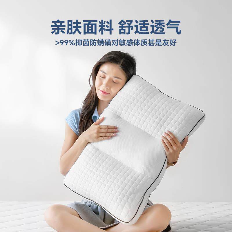 弹簧枕头护颈椎助零压慢回弹抗菌防螨睡眠宿舍助眠家用独立枕芯