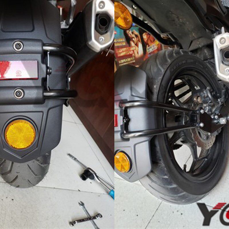 凯越500x 400x摩托车后挡泥板改装加宽后挡泥板挡泥皮挡水皮加大