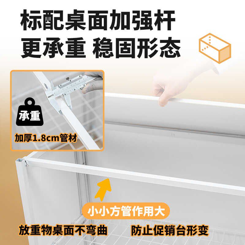 超市促销台展示架可折叠新品促销车试吃桌试饮台摆摊小推车展示台