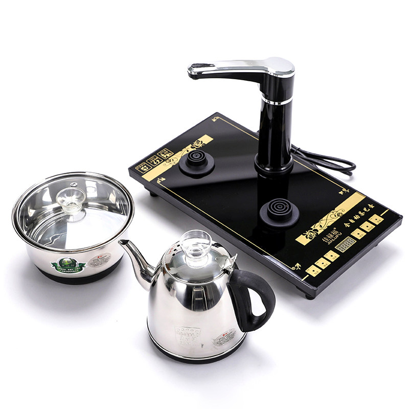 琪馨边 触摸式面板电磁炉茶炉全自动上水电热水壶抽水式烧水壶