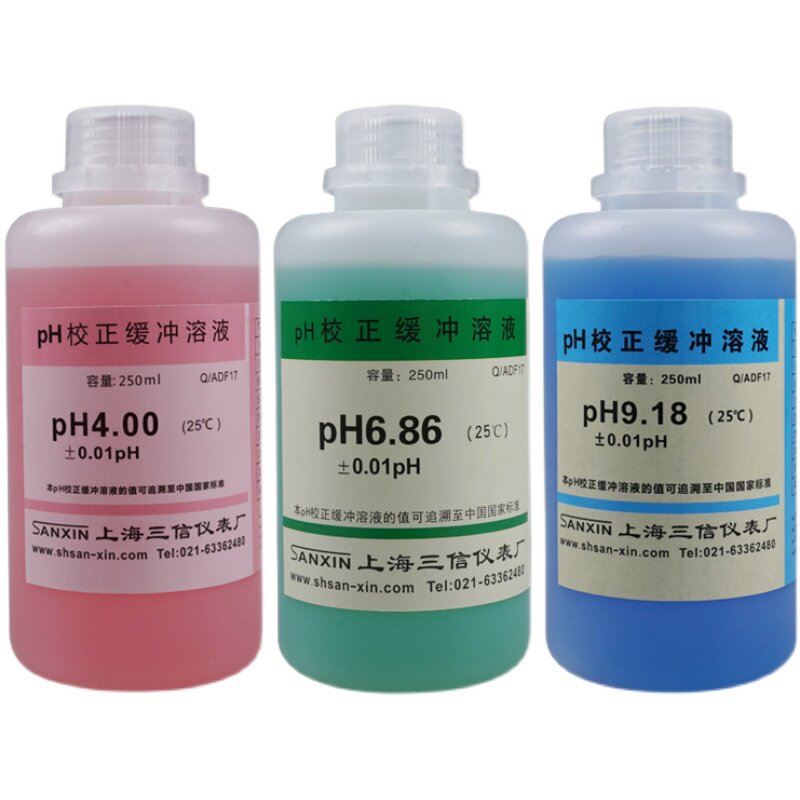 ph计标准溶液缓冲剂校准液pH4.00/6.68/7.00/ph9.18测试液试剂液