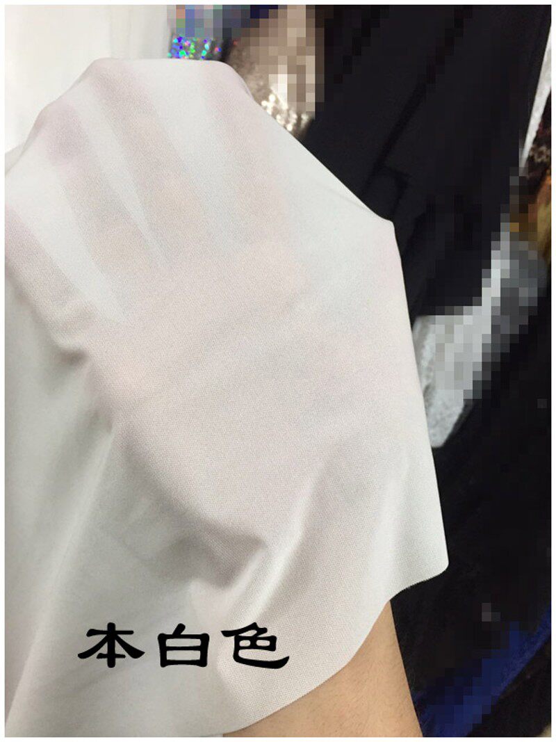 进口肉肤色四面高弹力氨纶网纱布料加厚加密回弹好束身衣网眼面料