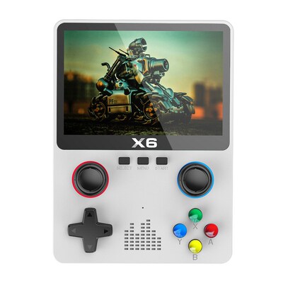 新款X6游戏机高清SFC掌上电玩游戏机双摇杆GBA街机模拟器双人对打