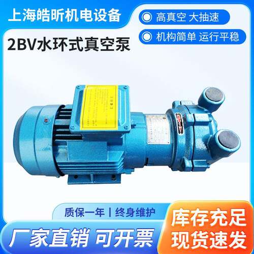 家直销BV系列上海皓昕厂真空循环真空泵 2B水2V2060水环式真空泵