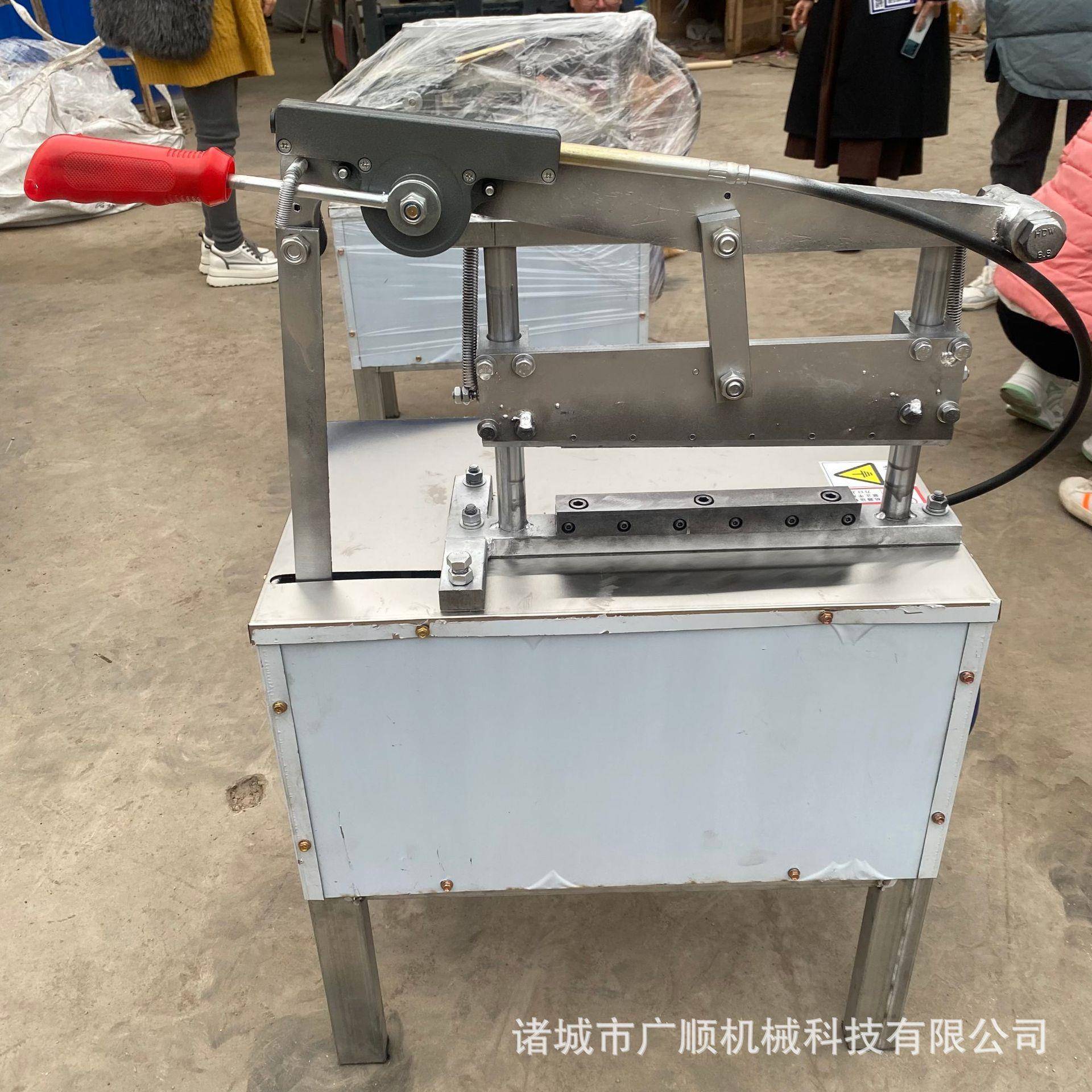 切骨机商用器广顺机械剁头机铡不锈钢骨刀砍 猪蹄牛羊排骨冻肉W