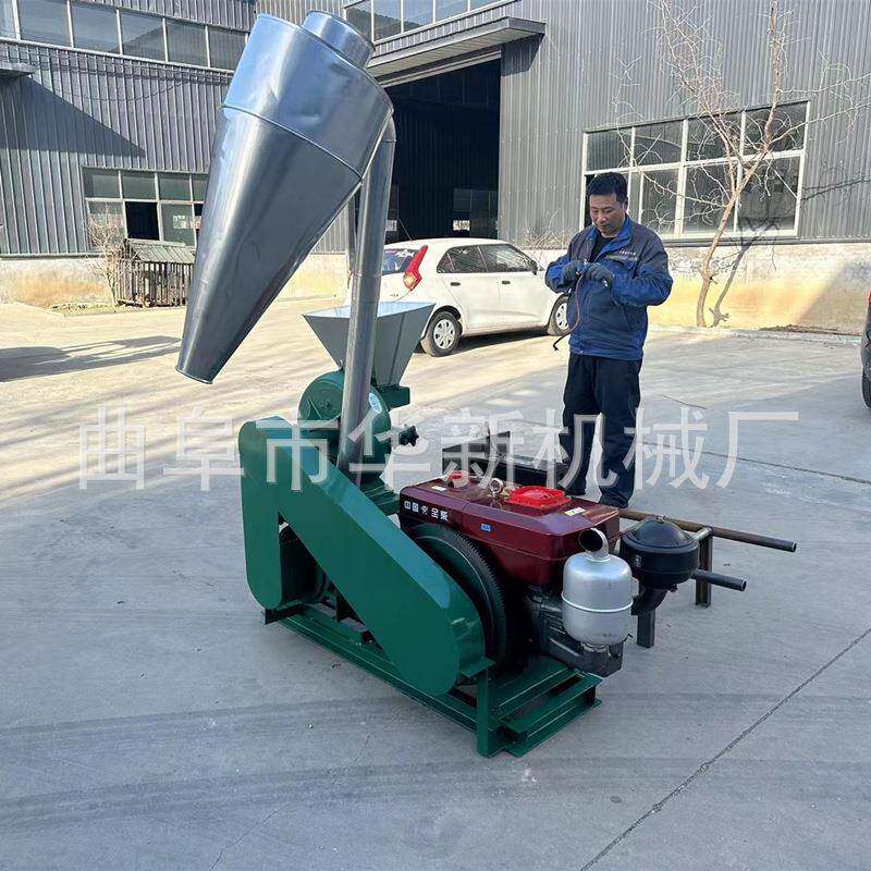 干湿坚果磨粉机厂家面HX-400型碎直供大齿盘式玉型米磨粉机中药渣