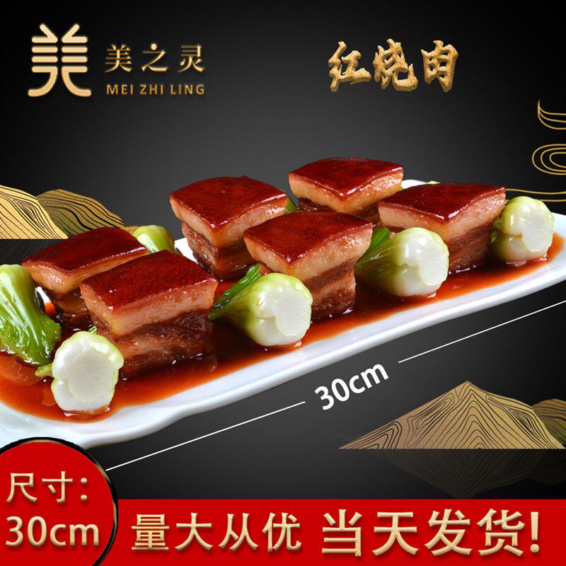 精品仿真菜品模型 美食样品道具红烧肉展示模具摆件 饭店食品摆台