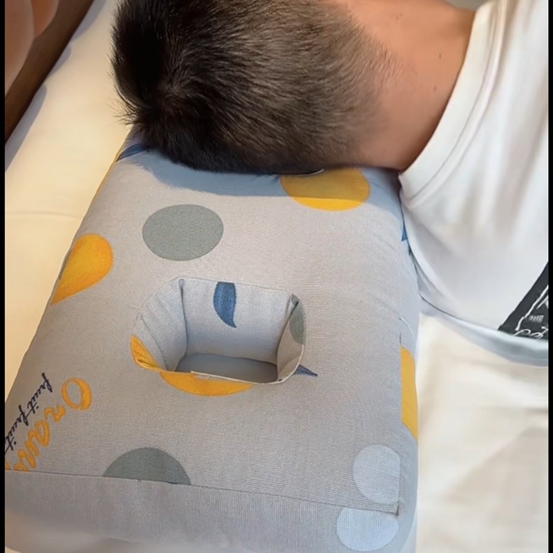 孕妇侧睡枕不压耳朵枕头大孔耳枕卧床手术耳骨钉镂空空心孕妇枕
