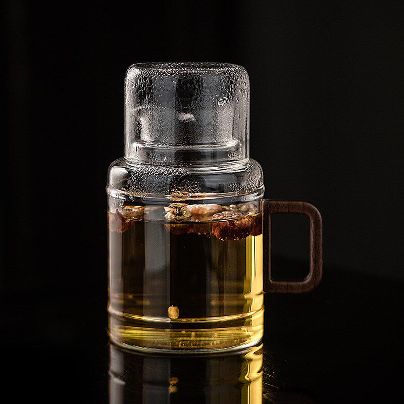 墩墩桶玻璃水杯蹲蹲桶超大巨型玻璃夏日吨吨桶水壶男女茶杯
