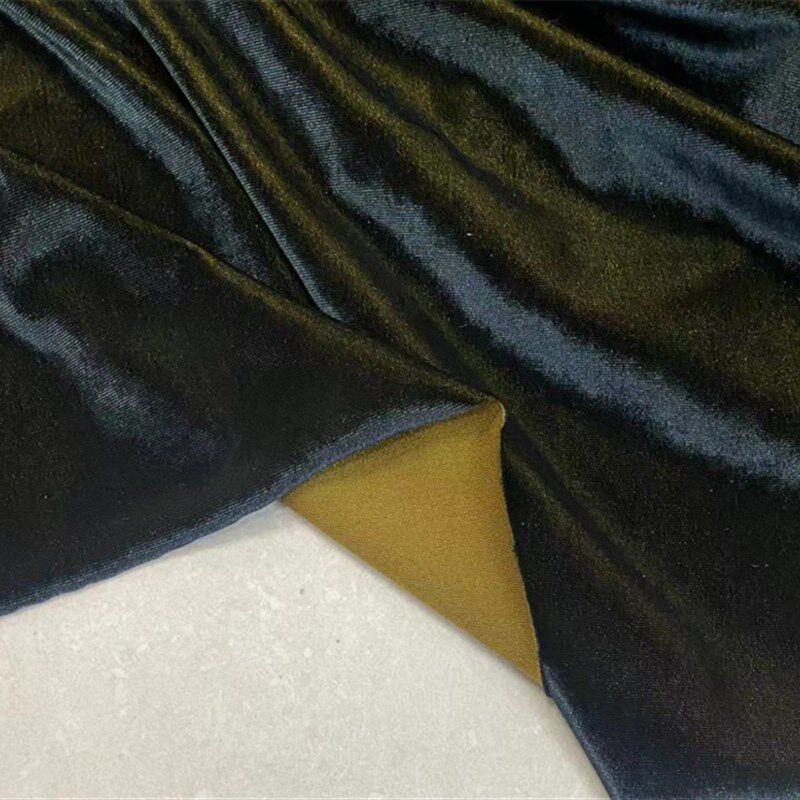 秋季弹力高密度醋酸纤金丝绒西服连衣裙旗袍裤子卫衣套装服装面料