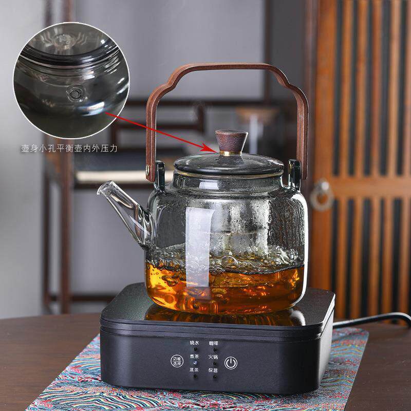 2024新款玻璃煮茶器专用蒸茶壶泡茶一体养生壶保温电陶炉家用茶具
