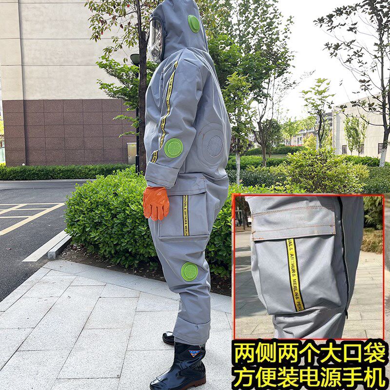 马蜂服防护服全套虎头蜂透气专用防马蜂衣帆布牛津布爬树红娘金环