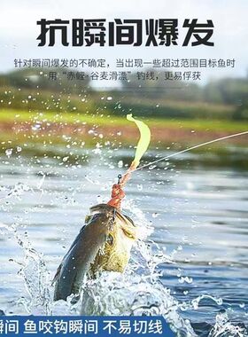 名刺谷麦钓线刺鲤150米滑漂逗钓鱼线水库野钓一捋即直前打竿大物